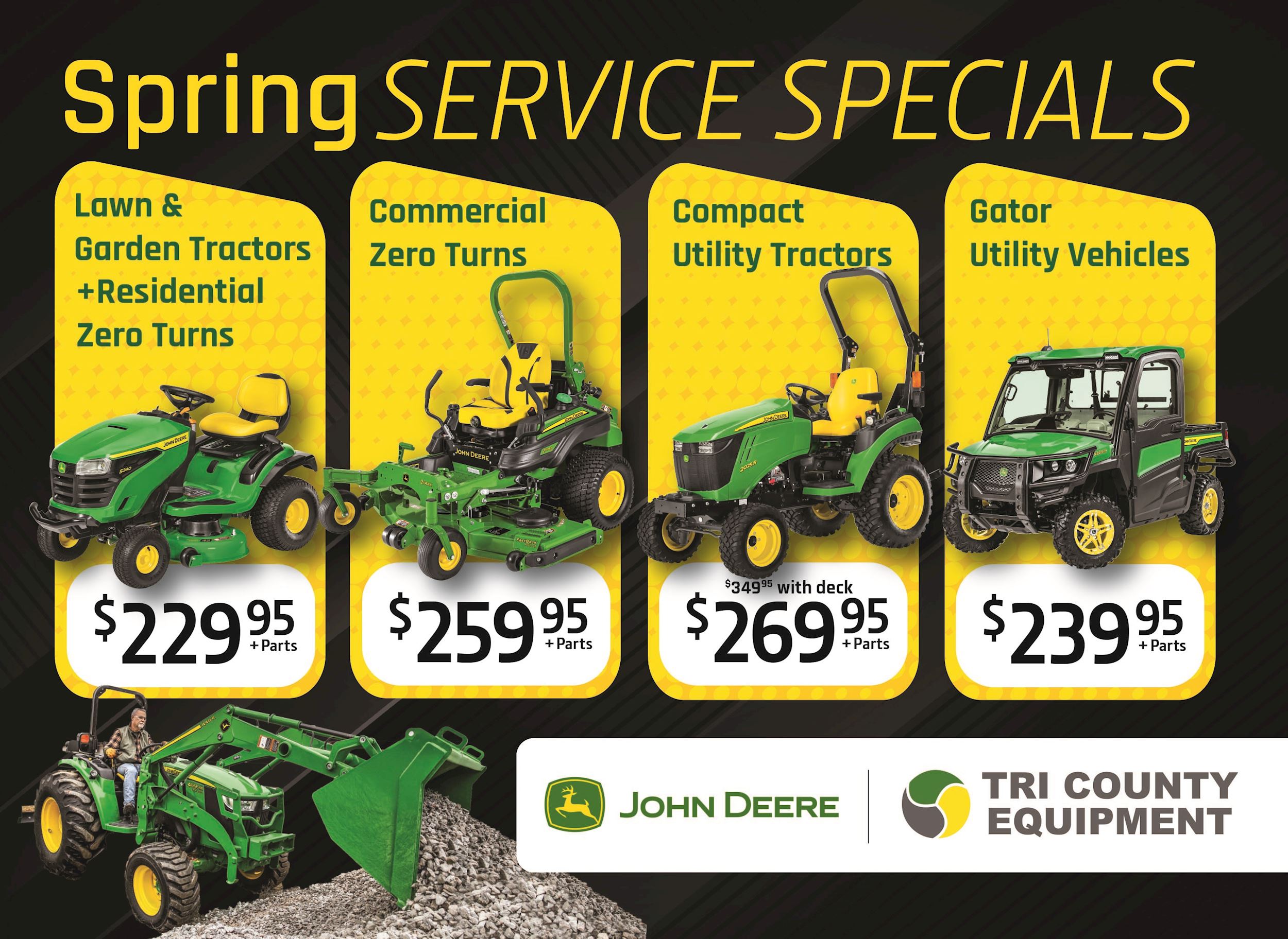 Service Specials Tri County Equipment